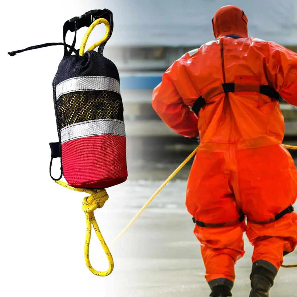 Rescue Bag Water Floating Flotation Throw Throw for Throwline Throw AMLESO for Rope Raft Bag Kayaking with Rope Device Bag Throwable