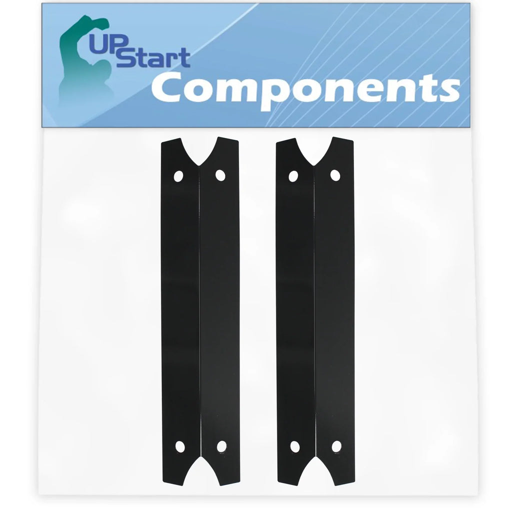 3/4" Shield Heat 17 Grill Compatible Flame Parts Vaporizer Tent Cover Porcelain Steel - Bar, Plate Flavorizer 2-Pack Charmglow Bar, Replacement Barbeque Tamer, Burner BBQ 810-7600-S for