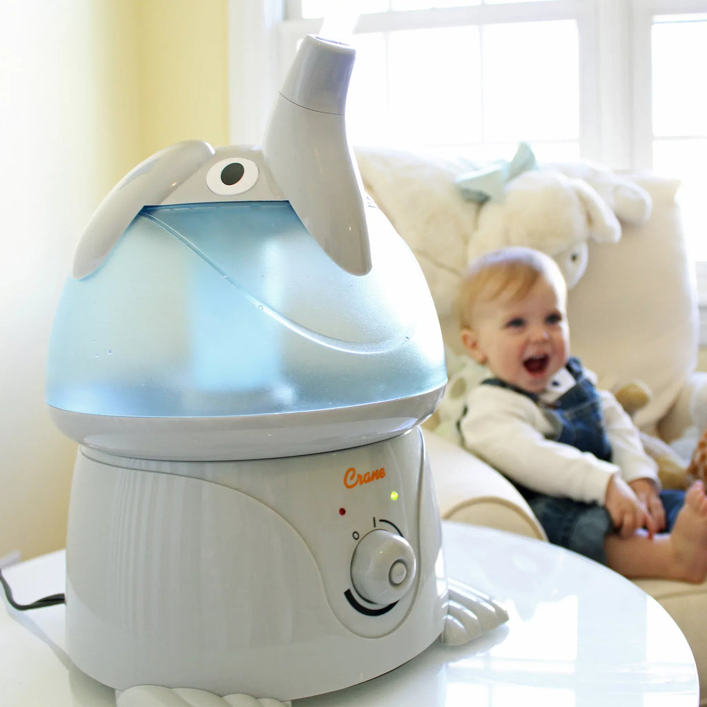 1 Crane EE-3186-1PK Gallon, Elephant, Humidifier, Ultrasonic Mist Adorable Cool