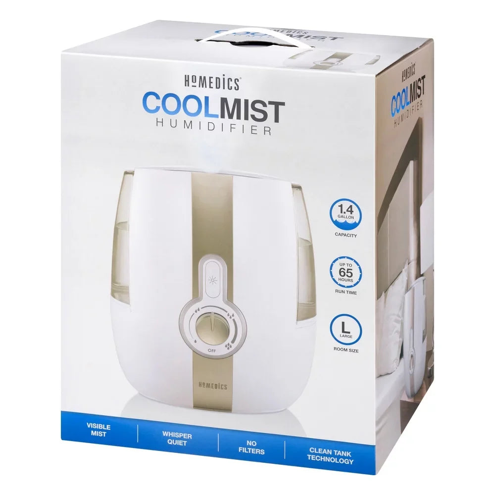 Cool HoMedics Mist UHE-CM65 Humidifier, Ultrasonic