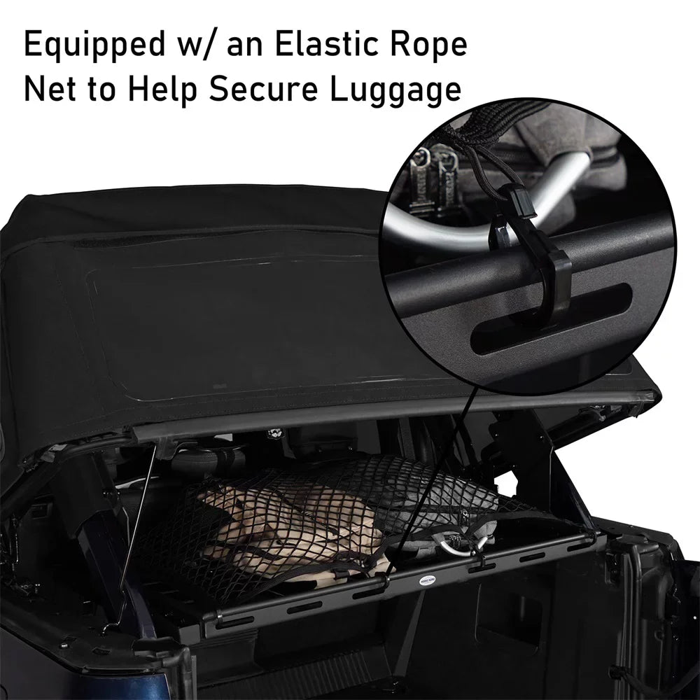Rear 4-Door Cargo Box Hooke Bronco Ford Black Luggage Basket Road 2021-2023 Fit Rack