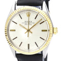 Yellow Used Steel Oyster Vintage Authenticated BF560275 18K Gold ROLEX Watch Mens Perpetual Airking