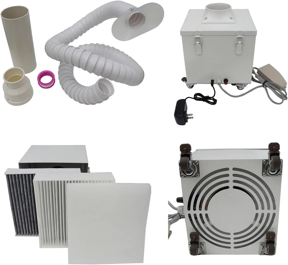 Smoke Purifier Welding Portable Purifier Foot 12V with Smoke Dry Welding Extractor Switch Fume