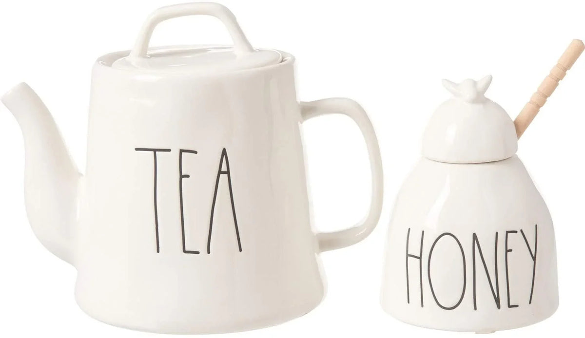 By oz oz Set Gift Dunn Honey Rae Magenta 11.5 Jar Pot 33 and Teapot