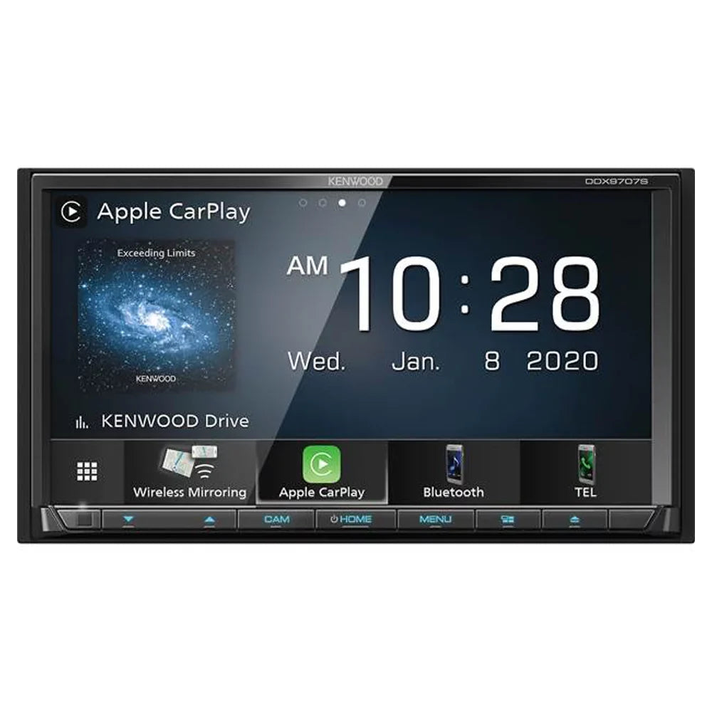 Receiver View 6.95 and Kenwood Camera DDX9707S CMOS-130 New DVD Rear Inch Universal