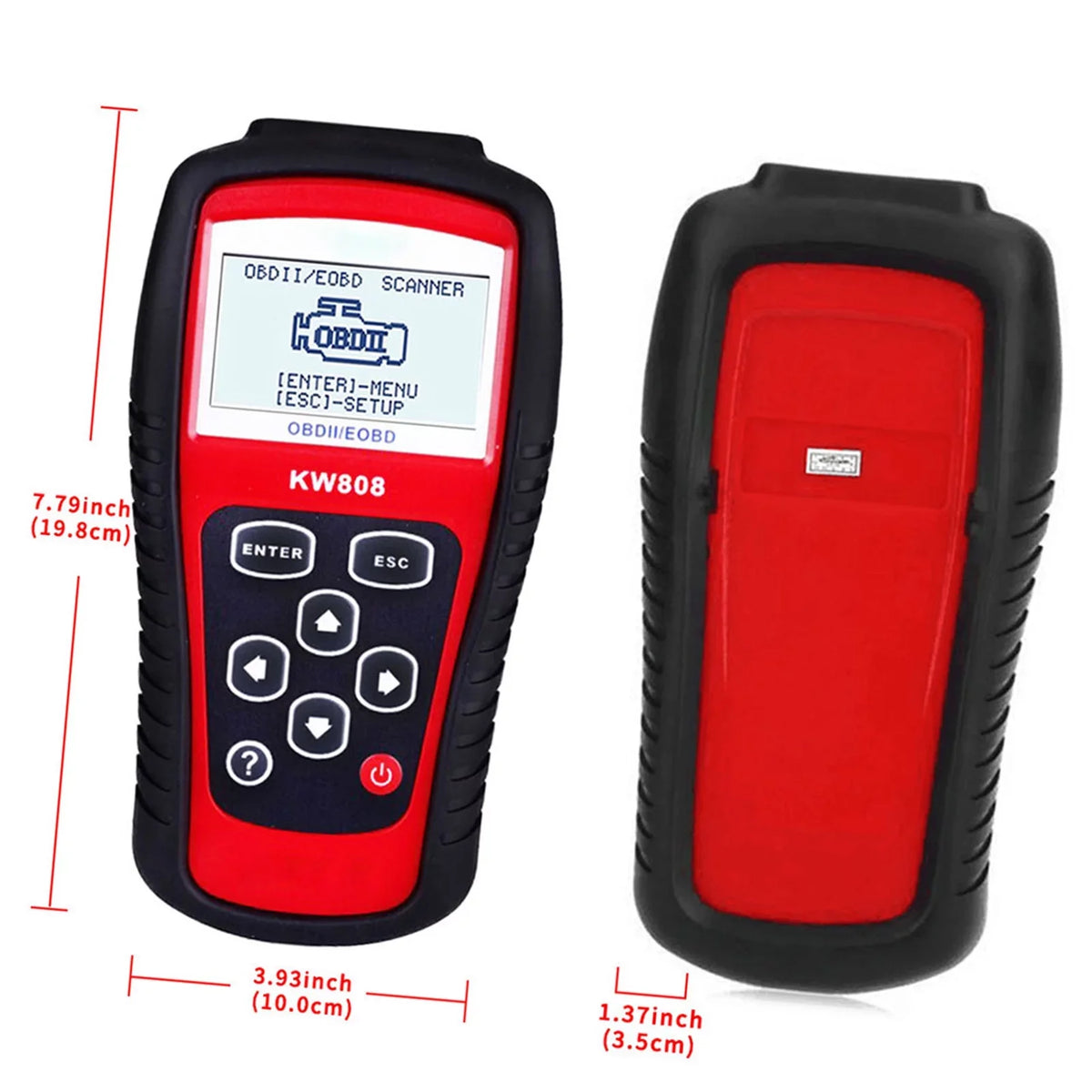 Decoder EOBD KW808 Code Cars and Auto Reader / walmeck OBDII Detection