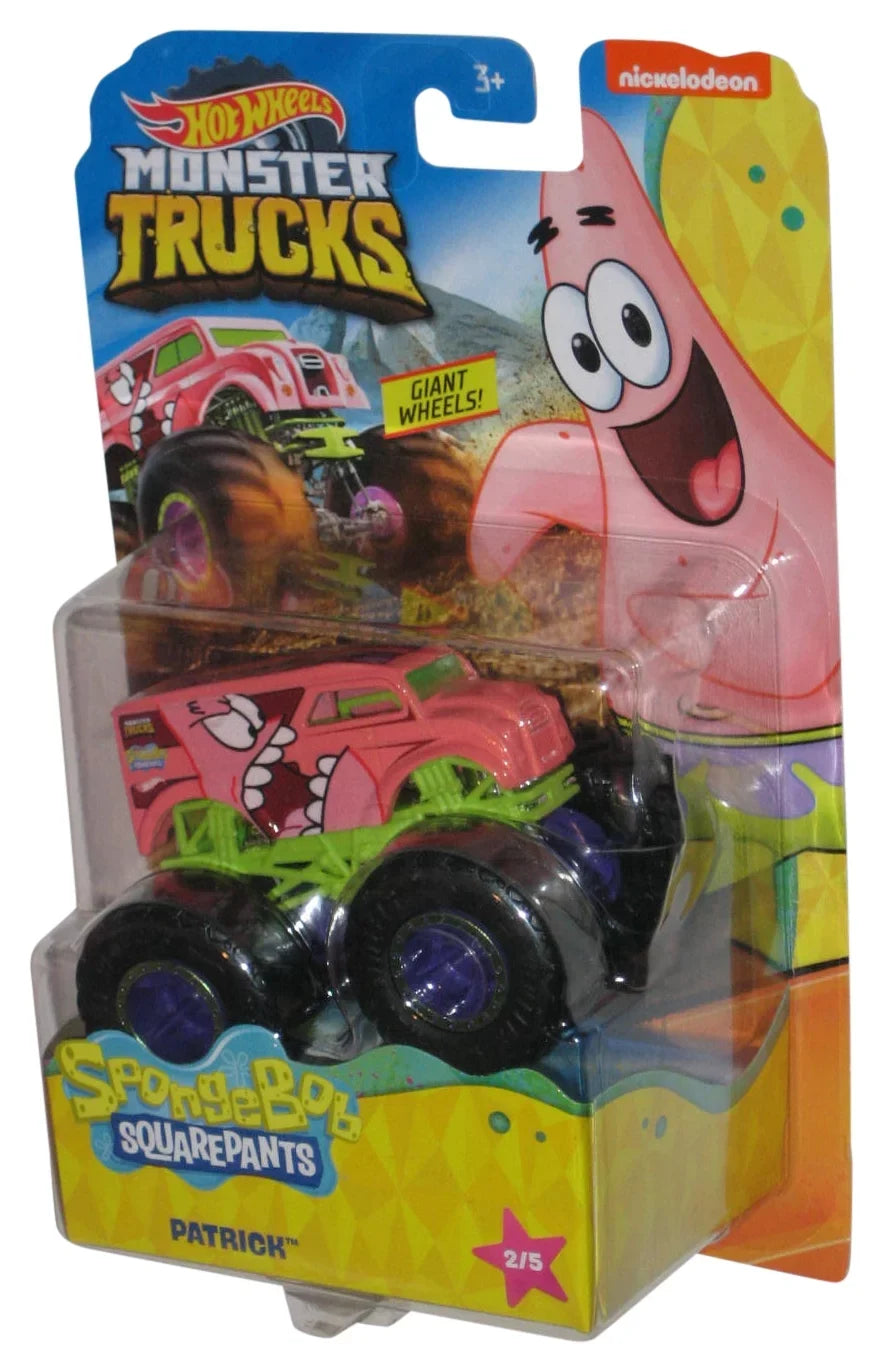Squarepants Plastic) Toy (2019) Spongebob Trucks Hot 2/5 (Dented - Truck Wheels Patrick Monster