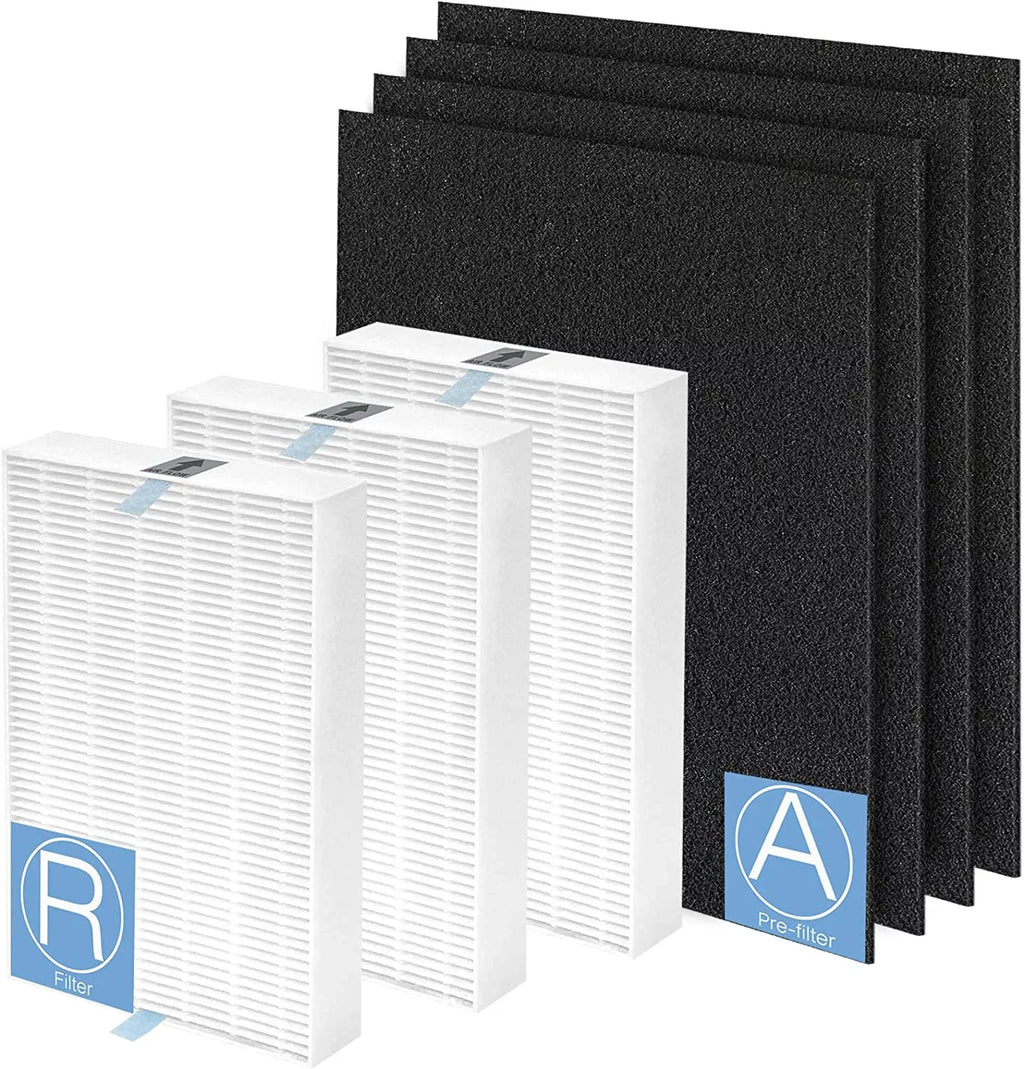 HPA300 4 Air Compatible HRF-R3 with Parts Replacement with Purifier R, Pack Honeywell HRF-AP1,Home & HEPA Pre-Filters Air Precut Air 13 Activated Pack Carbon Purifier Accessories Purifier 3 Filter