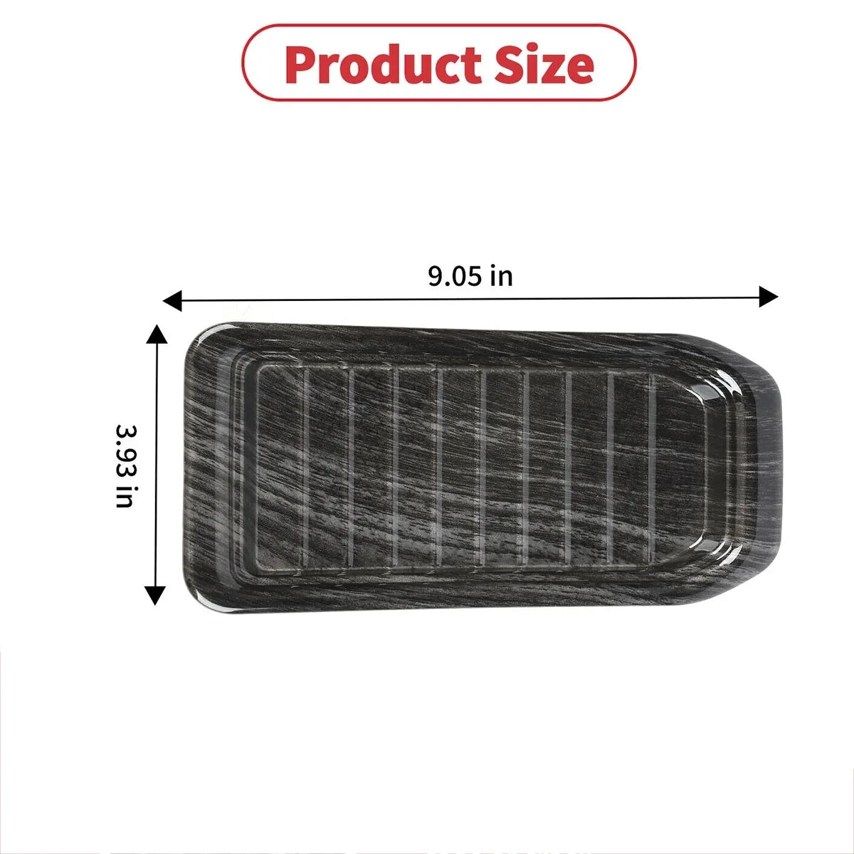 Box Black 2020 Suburban Trim Center Chevy Silverado 2021 For Storage Armrest Fit 2022 Cover Tahoe 2019 Wood Grain SIERRA