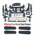 4WD System Suspension 2009-2013 6" Boot With F10N/ZONU3100X2 Ford Fits Free ZoneOffRoad F150 Protectors