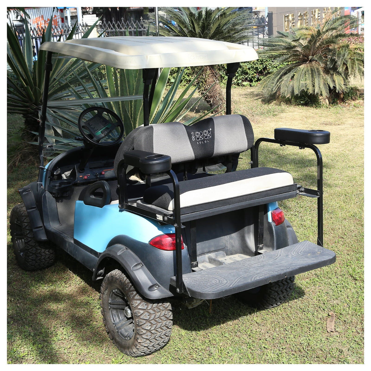 Car Without Armrests Drilling, 2 for Cup Black, Set Cart Yamaha Golf Club EZGO 10L0L Seat, Golf with Rear of Holder Cart