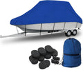 6" 1200 Long and Wide 102" T-Top/Hard Fishing Boat with Semi-Custom 19' Top Seal Skin Cover Boat