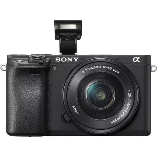 Video, Sony Mirrorless Digital Kit Pixi Screen Focus, with Eye Lens a6400 Flip Alpha Lens Camera Auto Interchangeable 4K Real-Time & Camera: Essentials 16-50mm Compact APS-C +