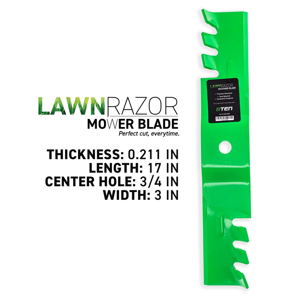 for Blade 810-CBL2420D Cub LawnRAZOR inch 02005017-X 3 Cadet Pack 48 Mulching