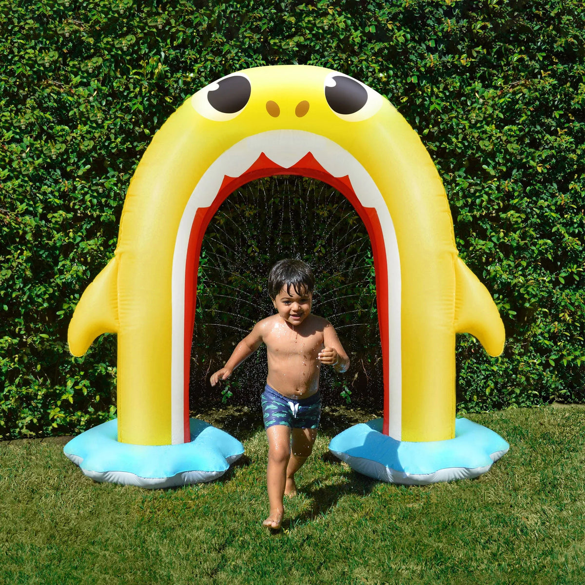 Baby Summer Sprinkler 2+) Arch, 5ft (Ages Backyard Rainbow Water Pinkfong Shark Fun Inflatable