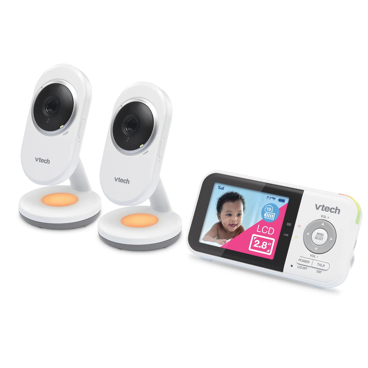 2.8" Camera with High Resolution Parent Fixed Unit Cameras and VM3254-2 VTech 2