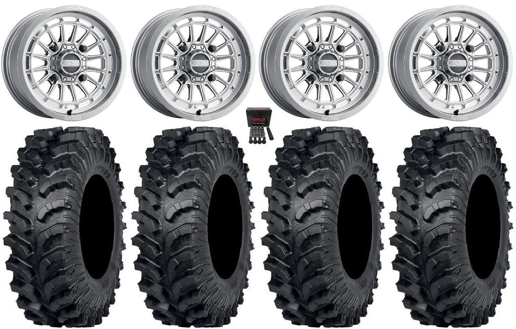 Ranger 34" Contrast MetalFX 1000 PRO 15" Wheels XP Delta 900/1000 XP / RZR Polaris / XP Tires MT911 Gm Cut