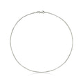 Ross-Simons Adult 1.5mm Sterling Omega Italian Women's, Silver Necklace,