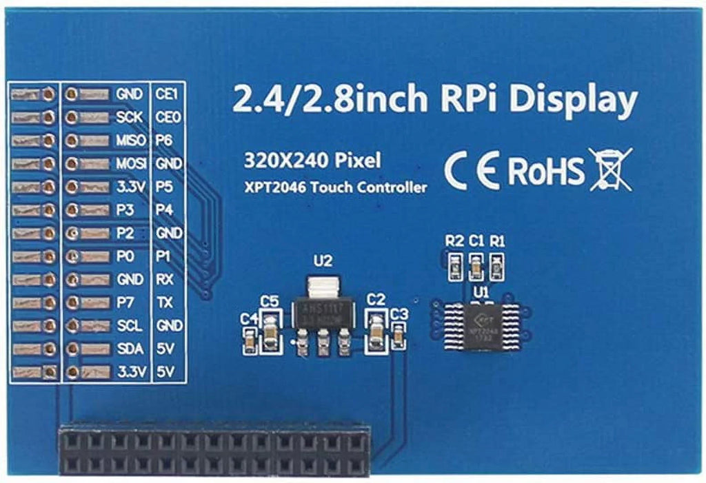 with TFT Touch Interface Touch TFT Display LCD Color Screen Resistance 2.8 Pi Pan inch Screen Treedix with Compatible /3B+ Raspberry 4B SPI