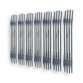 1997-2006 Model Upper Chrome Main Compatible with 8x6 Billet Premium N19-S09458J Chrome Stainless Jeep Wrangler Grille with APS Steel Shell