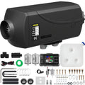 Heater with 12V Diesel Mufflers Heater Parking and LCD Boats RV Trailer Diesel Heater Motorhome Diesel 5KW 5KW Thermostat for Bus Air VEVOR Double