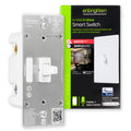 Z-Wave Light Enbrighten Hub Toggle Switch, Z-Wave 46202, Smart Plus White Required,