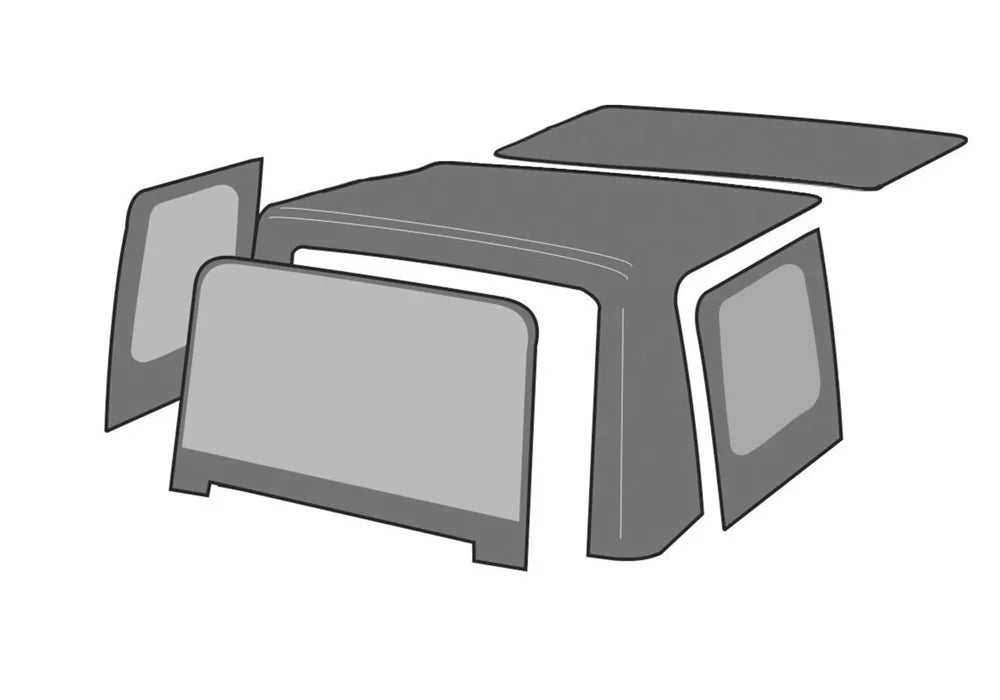 Skins, Door TJ With Factory Top Jeep Spice For Replacement Soft RealTruck by Wrangler 99717 Rampage 1997-2006