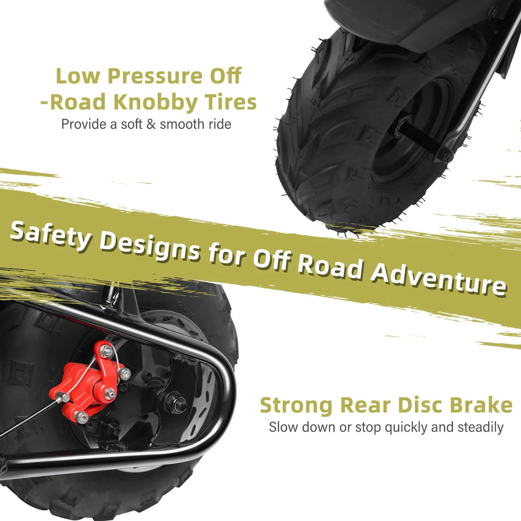 4-Stroke Powered Mini Bike Dirt on Racing Toys, Kids for Motorcycle 8-14, Bike,105CC Gas Ride