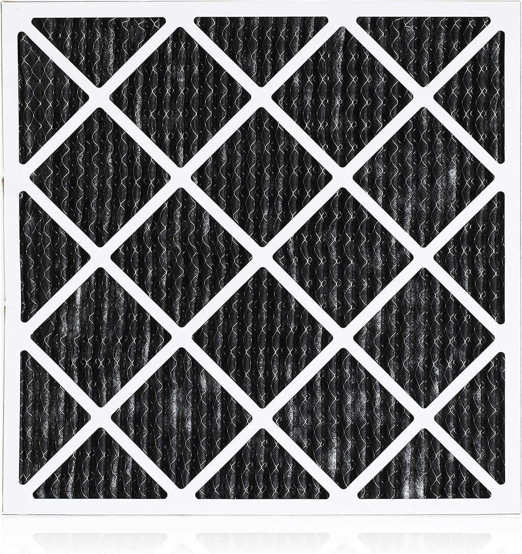 Eliminator Activated Filterbuy HVAC Air (12-Pack) MERV 8 with Filters Odor AC Carbon Furnace 20x23x1 Pleated