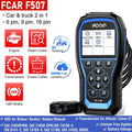 FCAR F507 Code Diesel Mack Truck Heavy Duty Tool Volvo ABS OBD2 Scanner Heavy Reader All fit Transmission Freightliner System All System for Scanner Scan