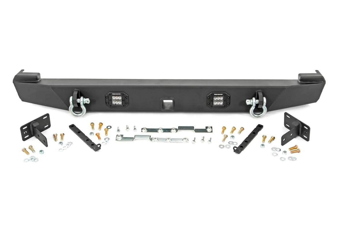 1984-2001 2WD/4WD Rough Rear XJ Bumper for LED Cherokee Country 110504 - Jeep