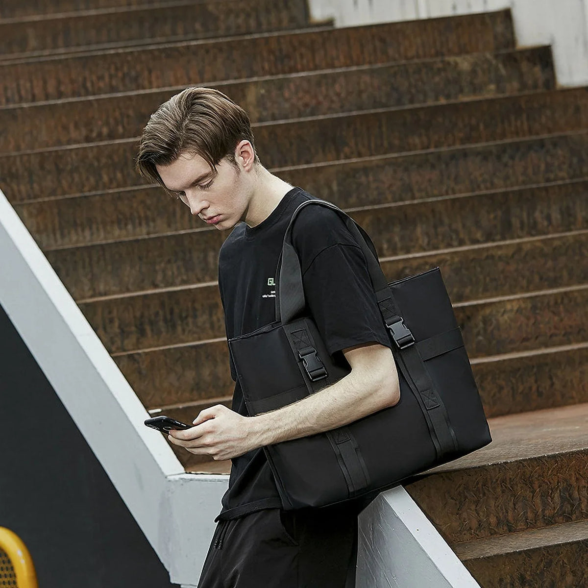 Fashion men handbag brand for