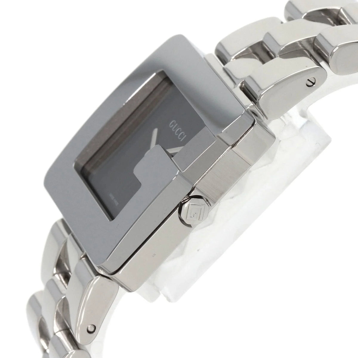 GUCCI Boys G Watch Square Face 3600J Pre-Owned Steel/SS (Good) Stainless Gucci