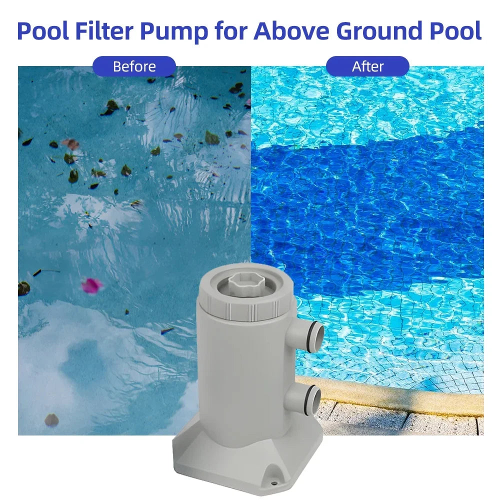 Pools Improved And /Rate Cartridge Improved Improved And 250l/hRate Low Low Noise With Rate Low 2 Carevas Pools Noise Filter 2 / Above Pump,Filter Noise Pump Above Water 55w Pump
