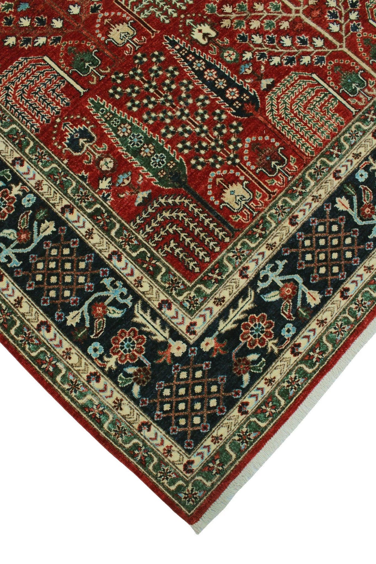 x Rug, Alonzo 9'10" Red/Blue Aria 7'11"