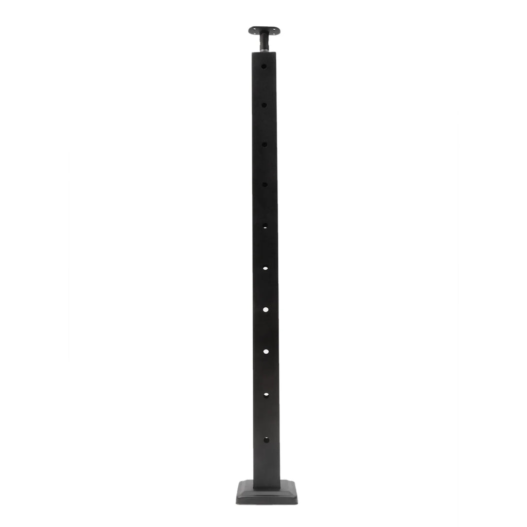 Concrete Level Deck Level Square Post Wood Cable Cable Railing Stainless Two System Railing Steel Fence Sides 36''x2''x2'' Post Pre-Drilled for