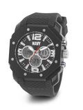 Blk Watch, & Dial Blk Rubber US Navy C28 Strap