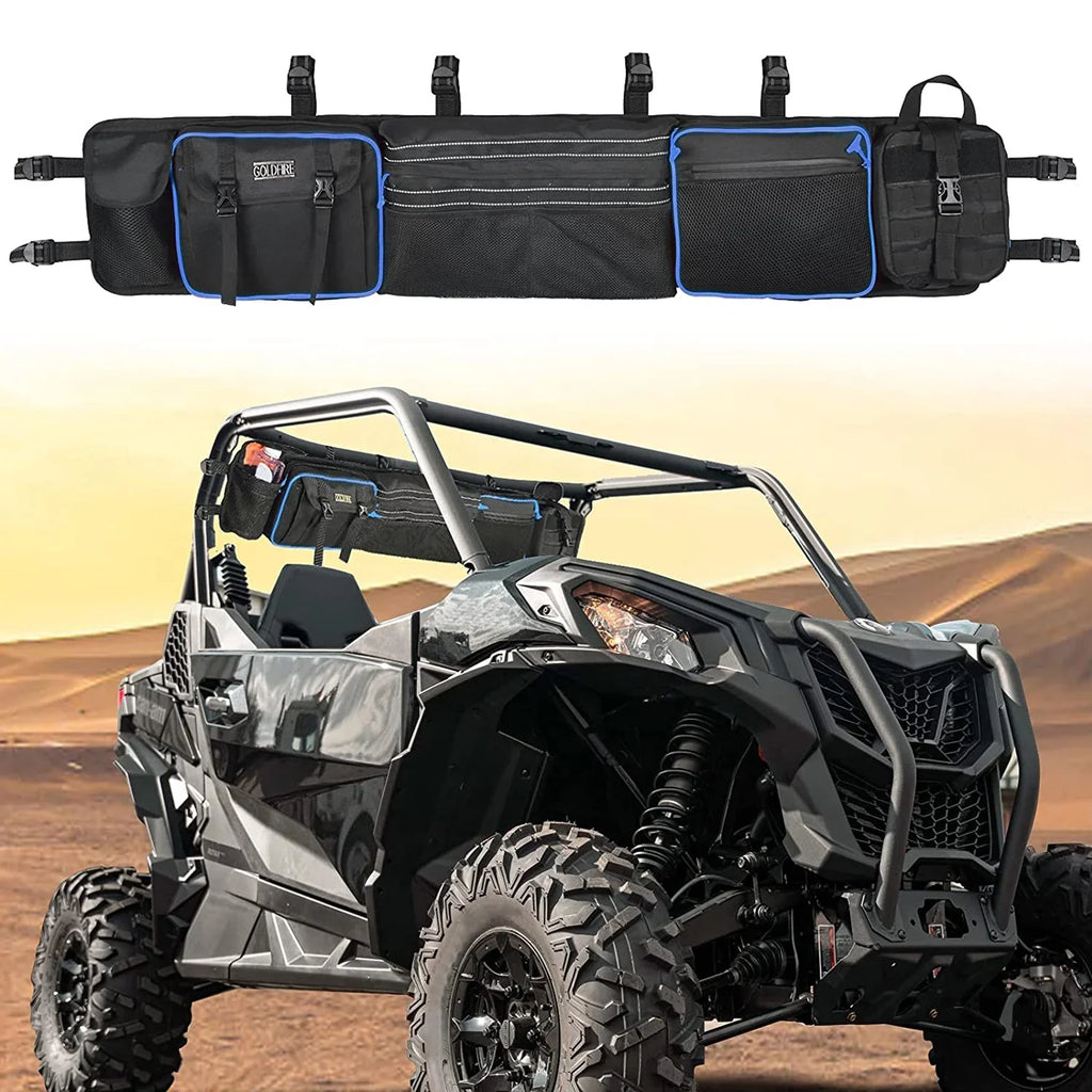Full Goldfire Cargo Polaris Car Cage Roll Size Most Yamaha Kawasaki Gear Bag For UTVs Bags Organizer Storage Rear UTV Large