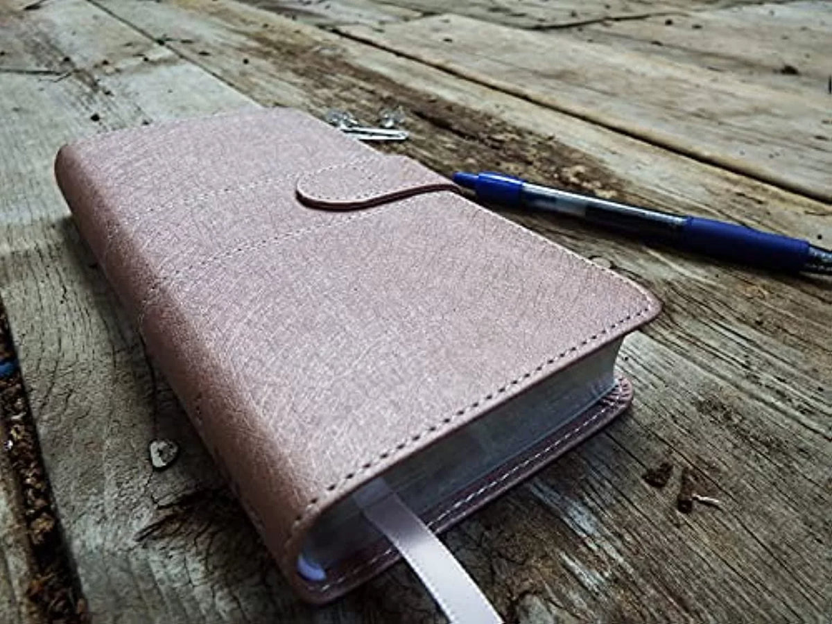 Snap Niv, Pocket Print Leathersoft, Thinline Bible, Red Pink, Letter, Closure, (Other) Comfort