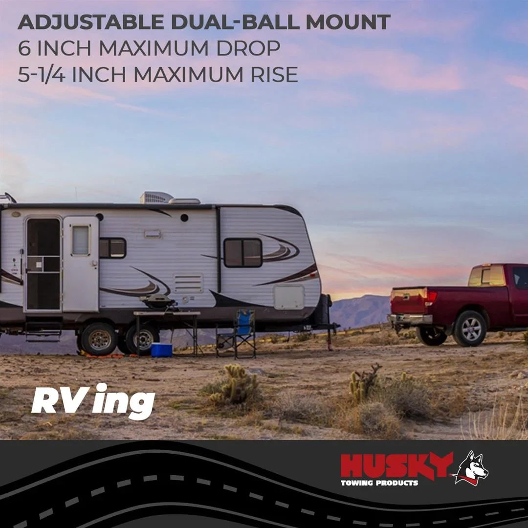 Mount Towing Receiver Husky 2" Hitch 33104 Ball Trailer
