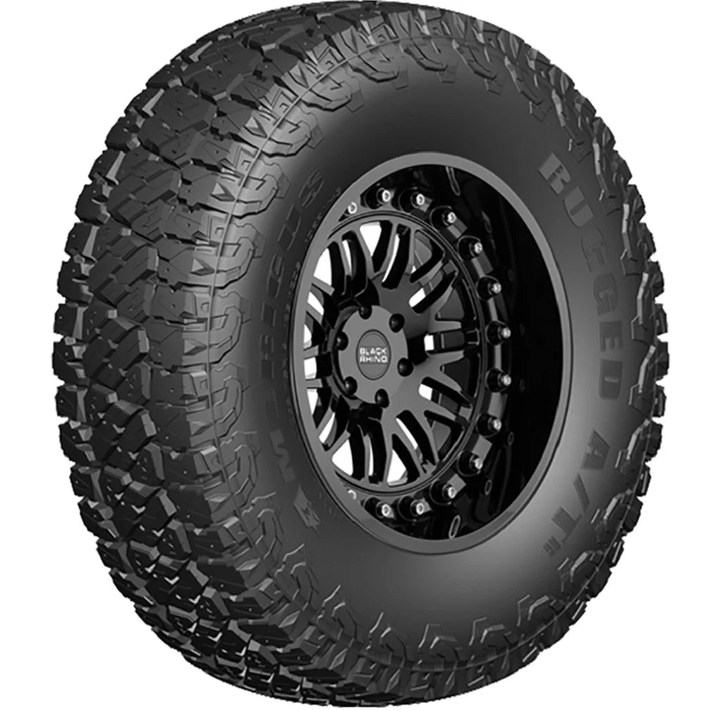 Rugged RT (FOUR) Terrain LT 275/65R18 Ply of Rugged A/TR Americus Load E Tires 4 R/T 10 Set