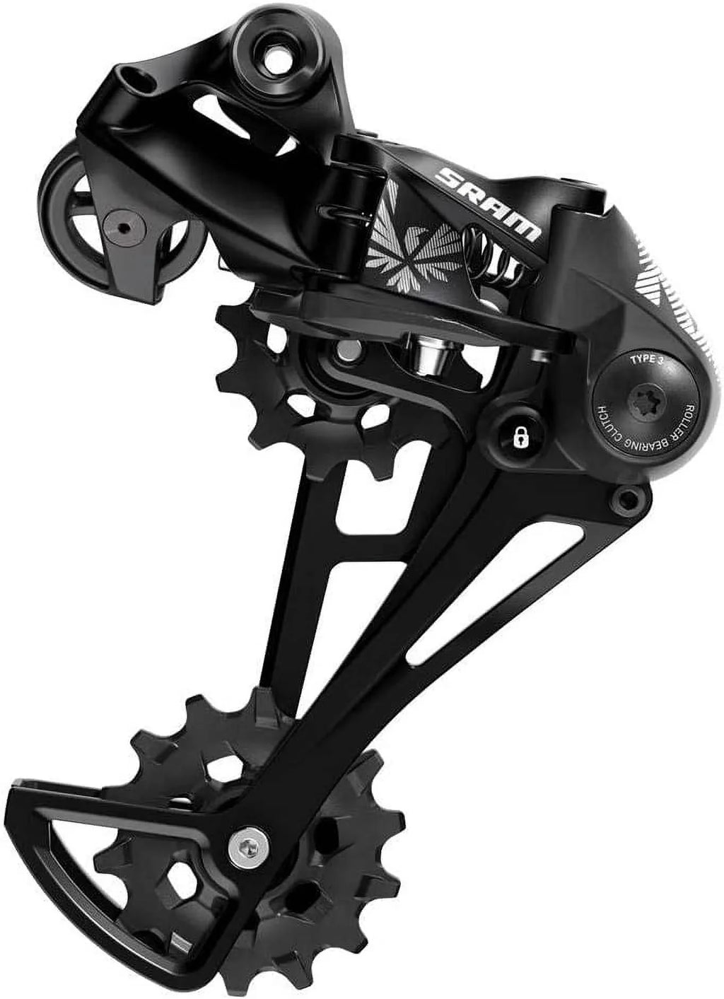 Rear Black 12 SRAM NX Eagle - Derailleur Speed, Long Cage,