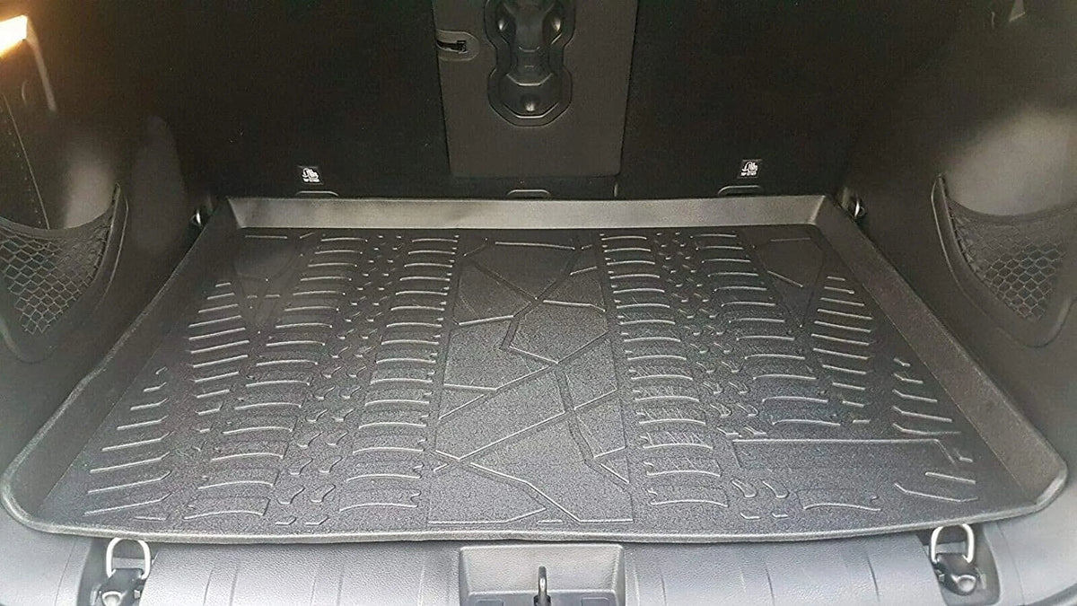 Mat 2015-2023 Cars Mats – Pre-Cut Trunk to – Raised Weather-Resistant EACCESSORIES Renegade Easy Non-Slip Jeep EA for with Design Liner – Car – Cargo for Mat Laser Lip Trunk – Rubber Install Trunk