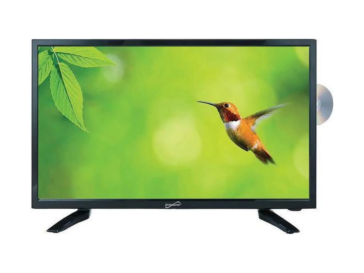 USB Volt HDTV and 19" with Reader DVD Supersonic (SC-1912) Card SD Player LED ACDC 12 HDMI