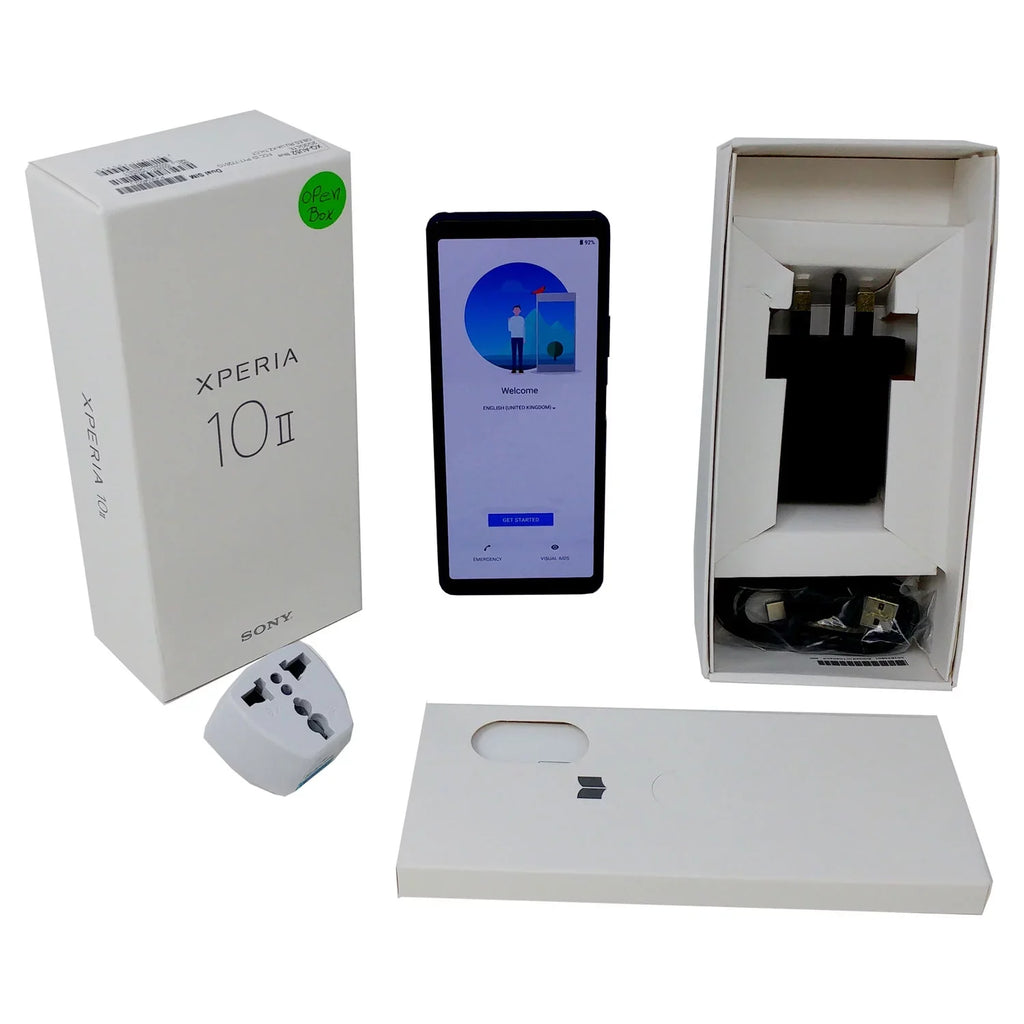 GSM Unlocked Sony Blue Box XQ-AU52 10 - Open II Smartphone 128GB Xperia Dual SIM 4G