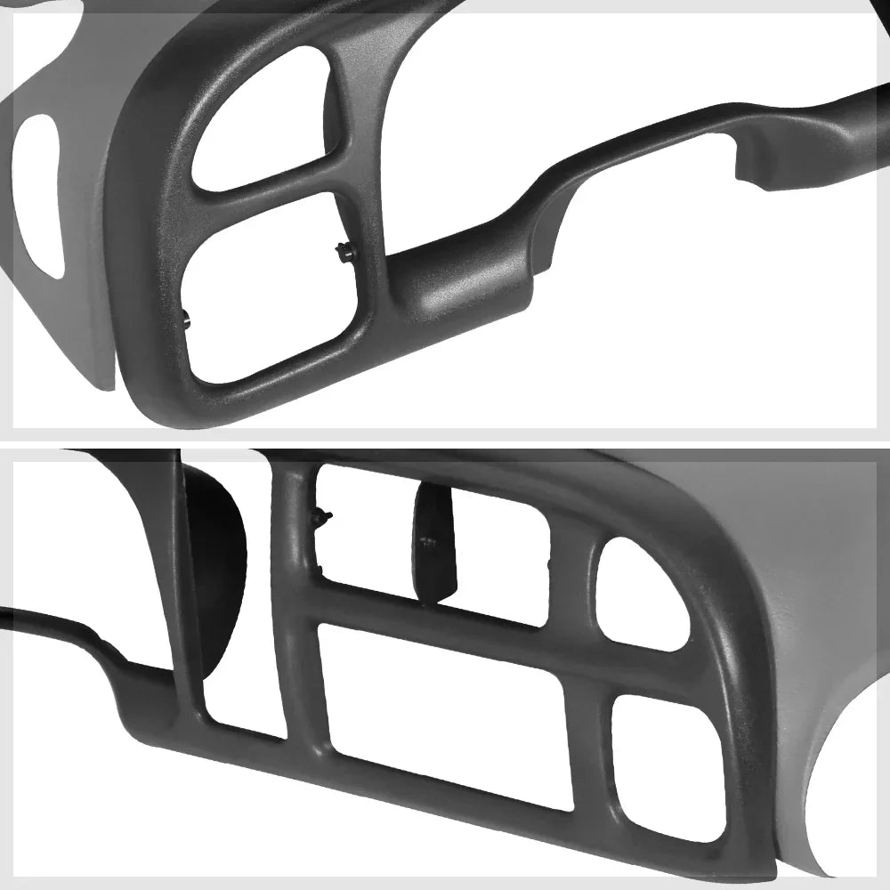 Bezel Fits for DODGE RAM DODGE RAM Ram 1500, Cap select: Grey 1998-2002 Kit 98-02 Bezel Board Dodge 2500 Cover Overlay+Instrument 1998-2001 Dash