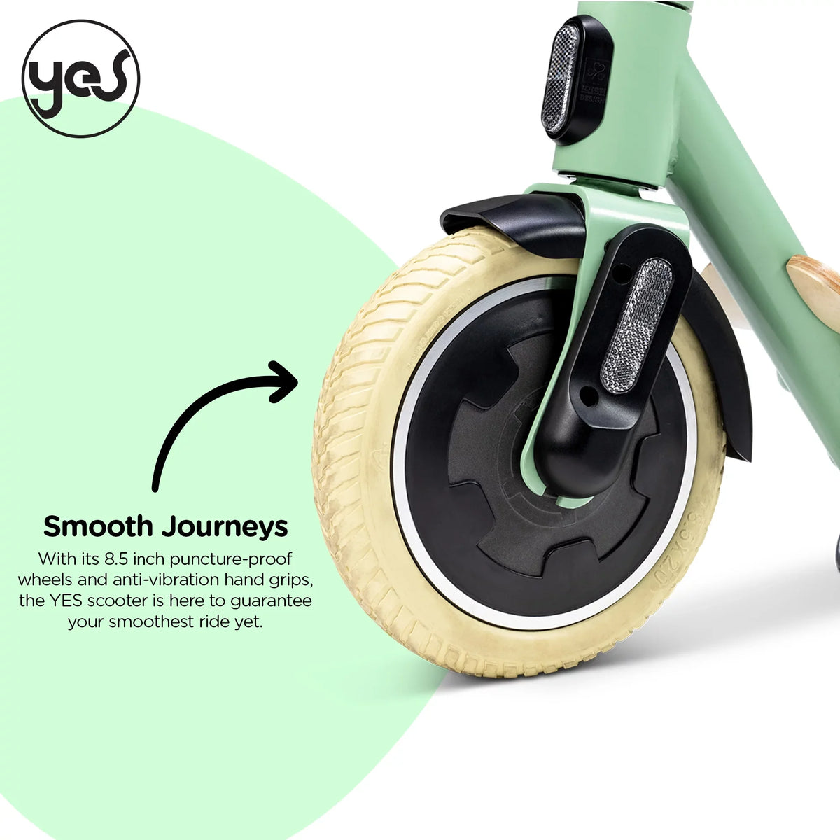 Foldable LED Adults (Green) Scooter Electric Display, YES Yvolution for Design