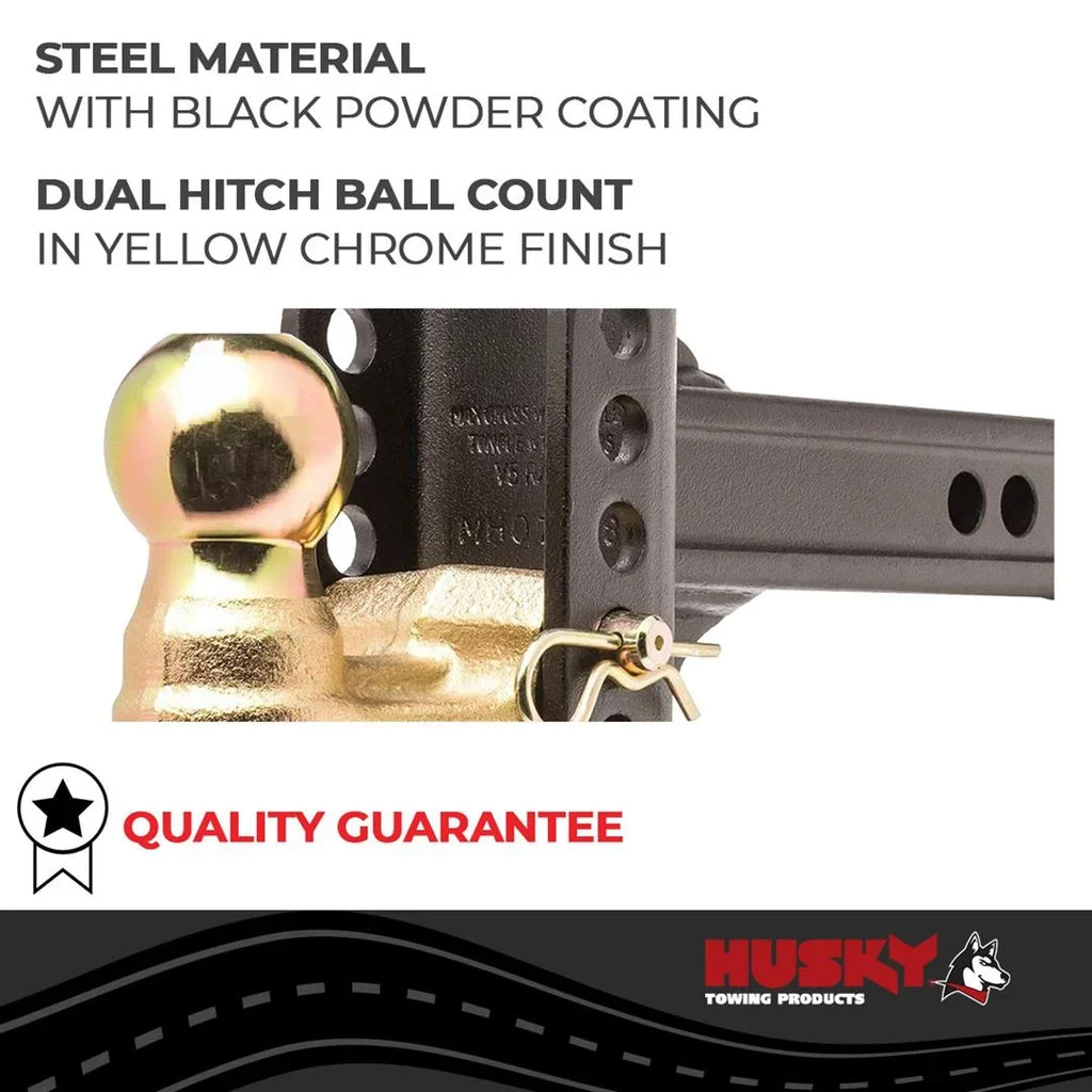 Mount Towing Receiver Husky 2" Hitch 33104 Ball Trailer