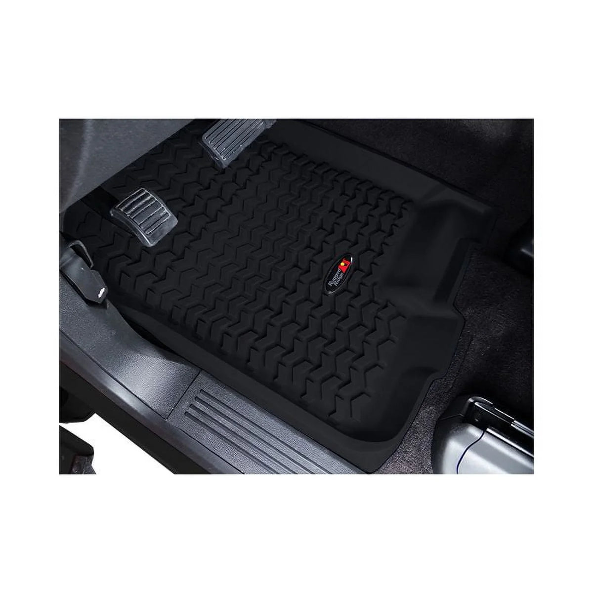 Rugged by | RealTruck Wrangler | Floor TJ/LJ Compatible 12920.11 | 1997-2006 Front with Liner, Jeep Ridge