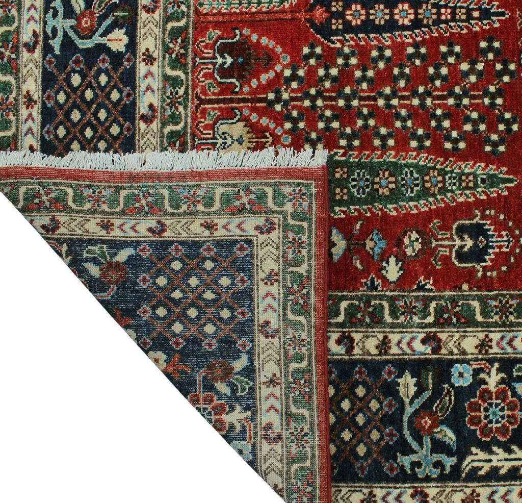 x Rug, Alonzo 9'10" Red/Blue Aria 7'11"